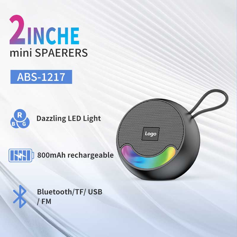 ABS-1217 Mini Wireless Bluetooth Speaker with RGB Light