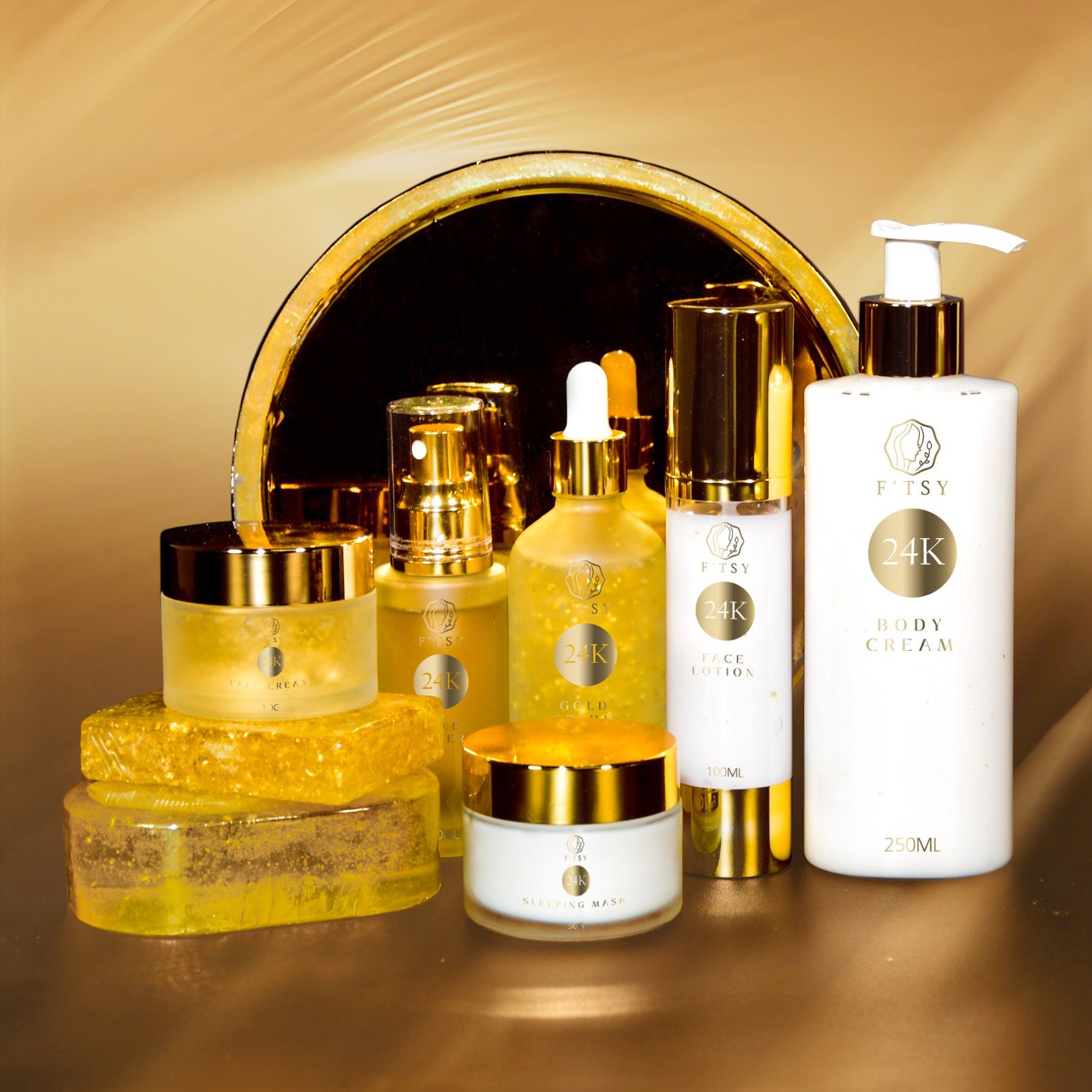 Anti-Aging Facial Kit Skin Care Set, Reduces Fine Lines and Wrinkles