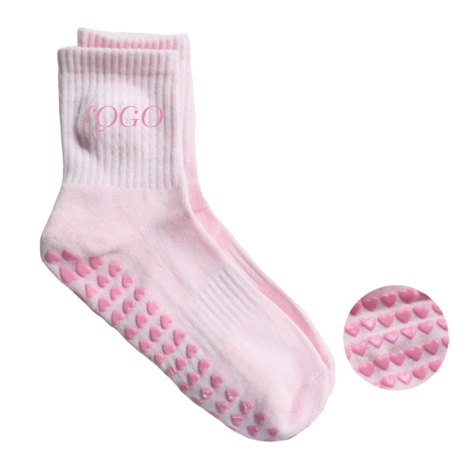 Anti-Slip Grip Unisex Socks for Gym Yoga and Pilates