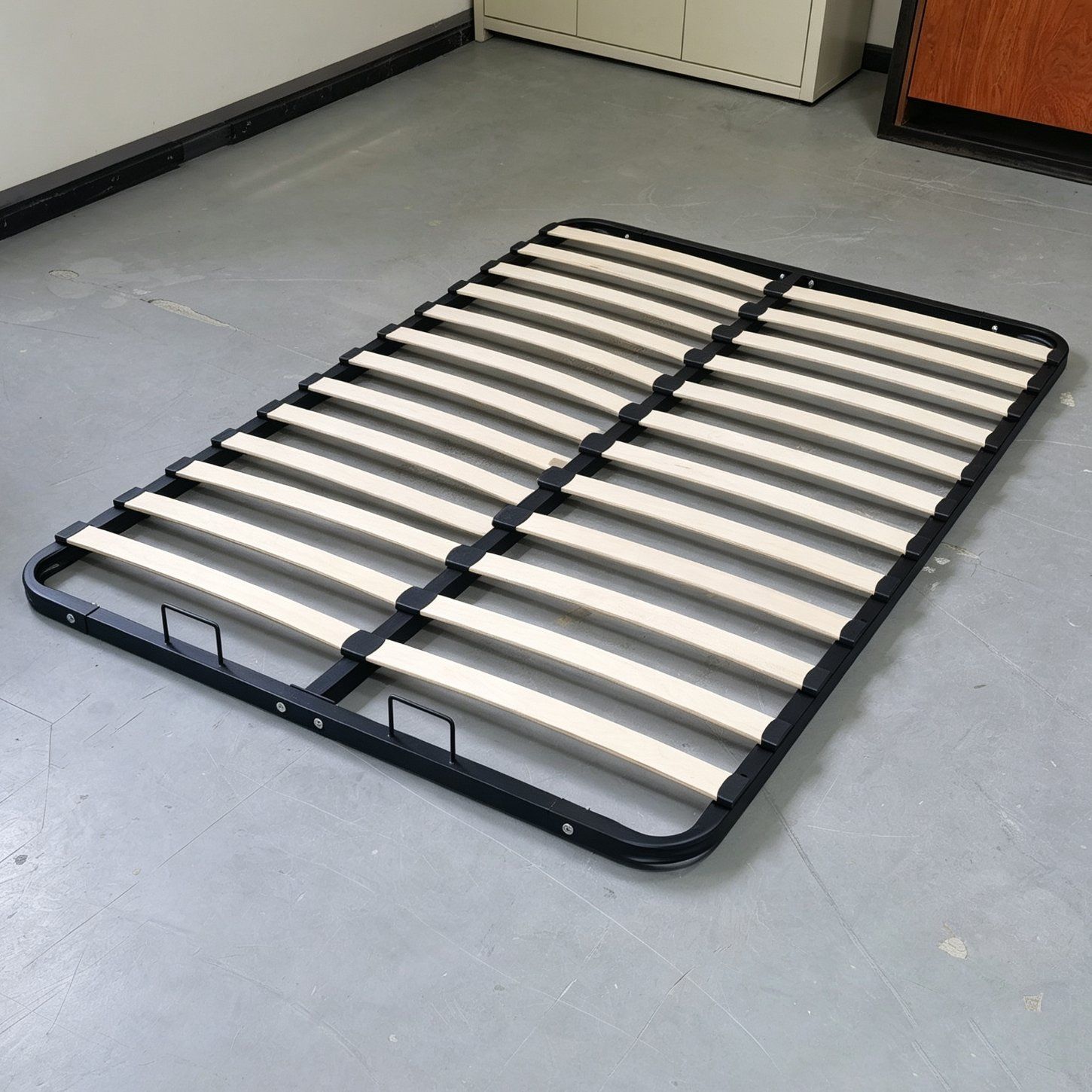 Birch Queen Gas-Lift Storage Bed Frame with Slatted Base