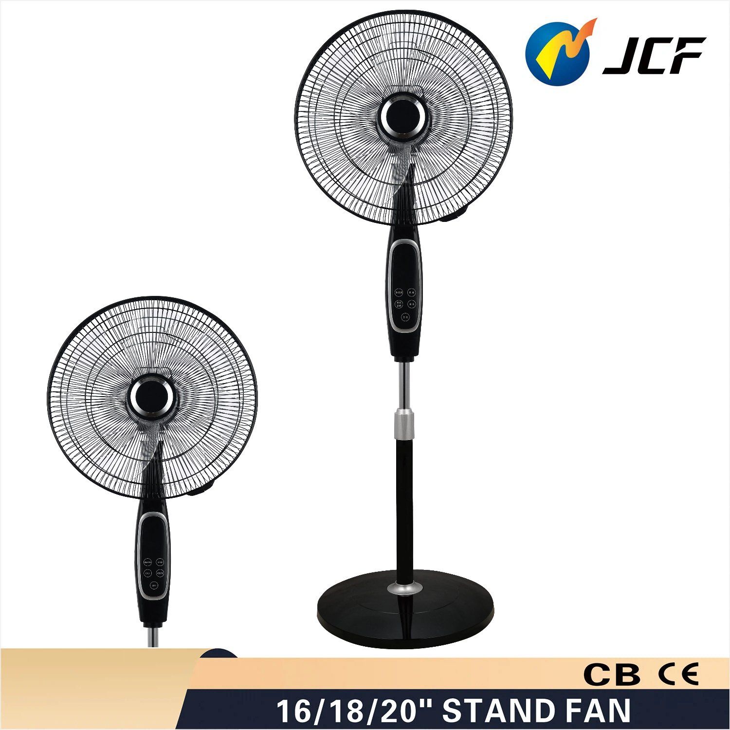 Classical 16 Inch Electric Stand Fan with Remote Control