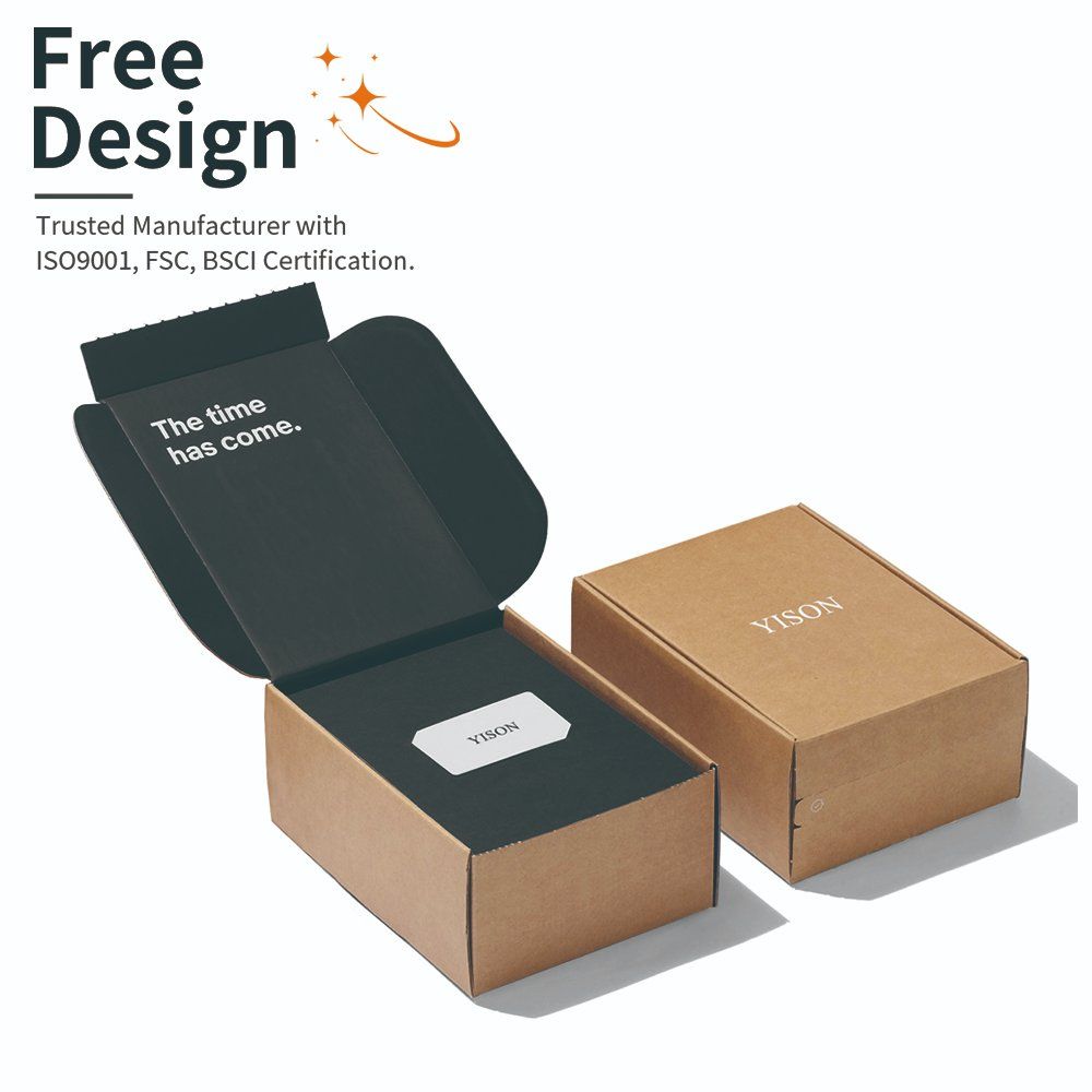 Custom Corrugated Mailer Shipping Box Kraft Paper Packaging