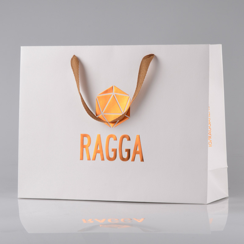 Custom Luxury Clothing Packaging Shopping Gift Paper Bag with Logo