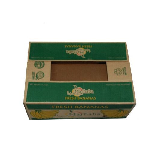 Custom Printed 5-Ply Corrugated Banana Fresh Fruit Packaging Box