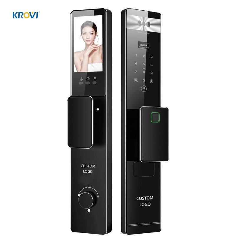 Face Recognition Fingerprint Password Electronic Smart Door Lock