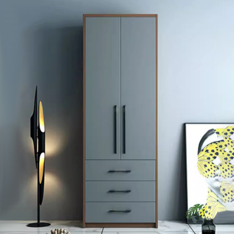 Light Luxury Custom Wooden Bedroom Wardrobe Closet