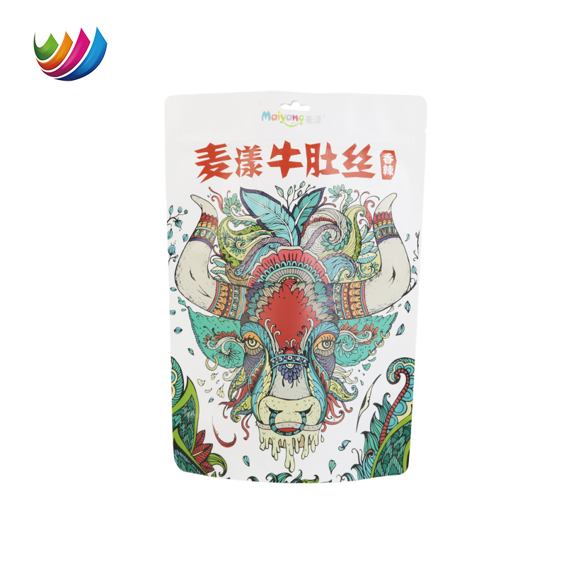 Custom Resealable Food Grade Matte Mylar Stand up Zipper Pouch