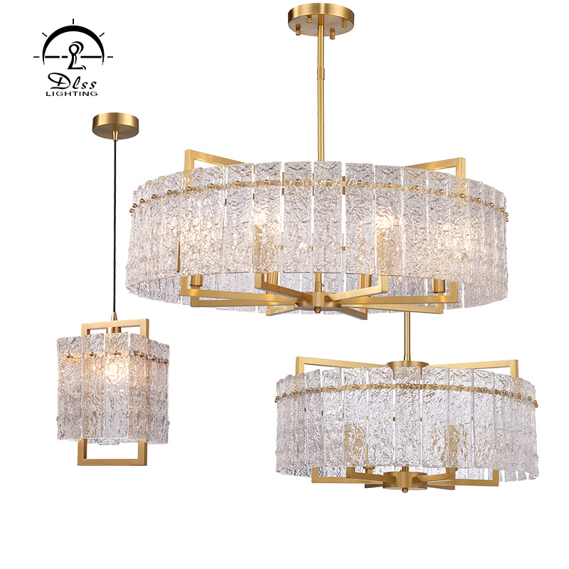 Modern Metal LED Crystal Pendant Chandelier for Home Decoration