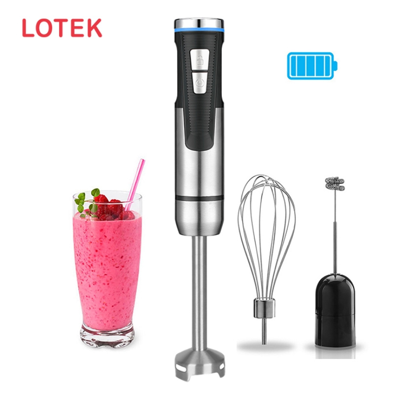Multi-Functional Cordless Immersion Emulsion Hand Blender