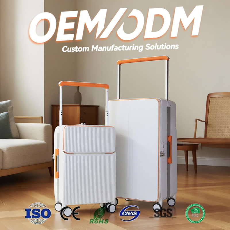 OEM PC Carry-On Trolley Suitcase With Laptop Compartment