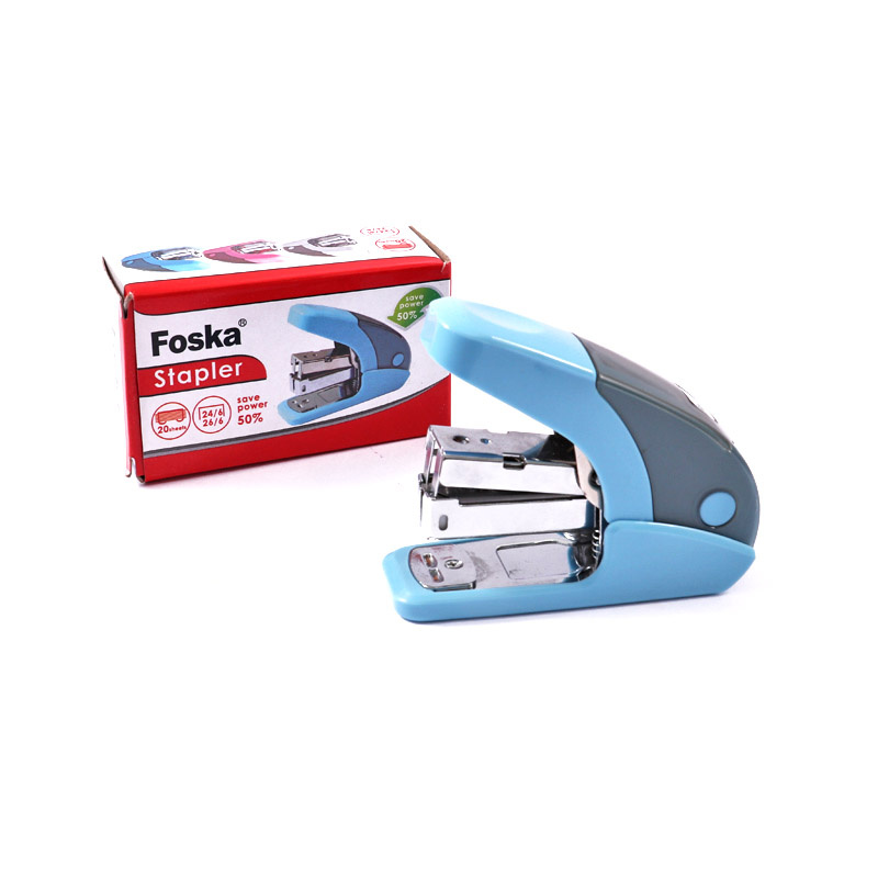 Plastic Office Stapler with Built-In Staple Remover