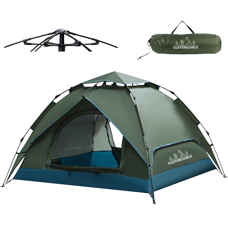 Pop-Up Ultralight Dome Camping Tent for 2 to 4 Persons