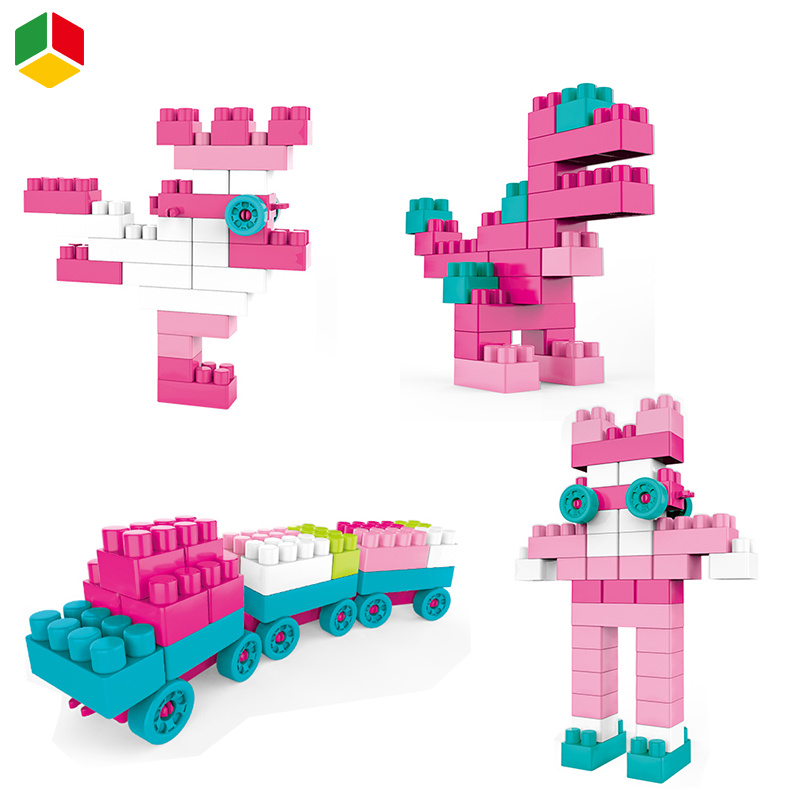 Qstoys 116PCS Educational Building Brick Toys in Backpack