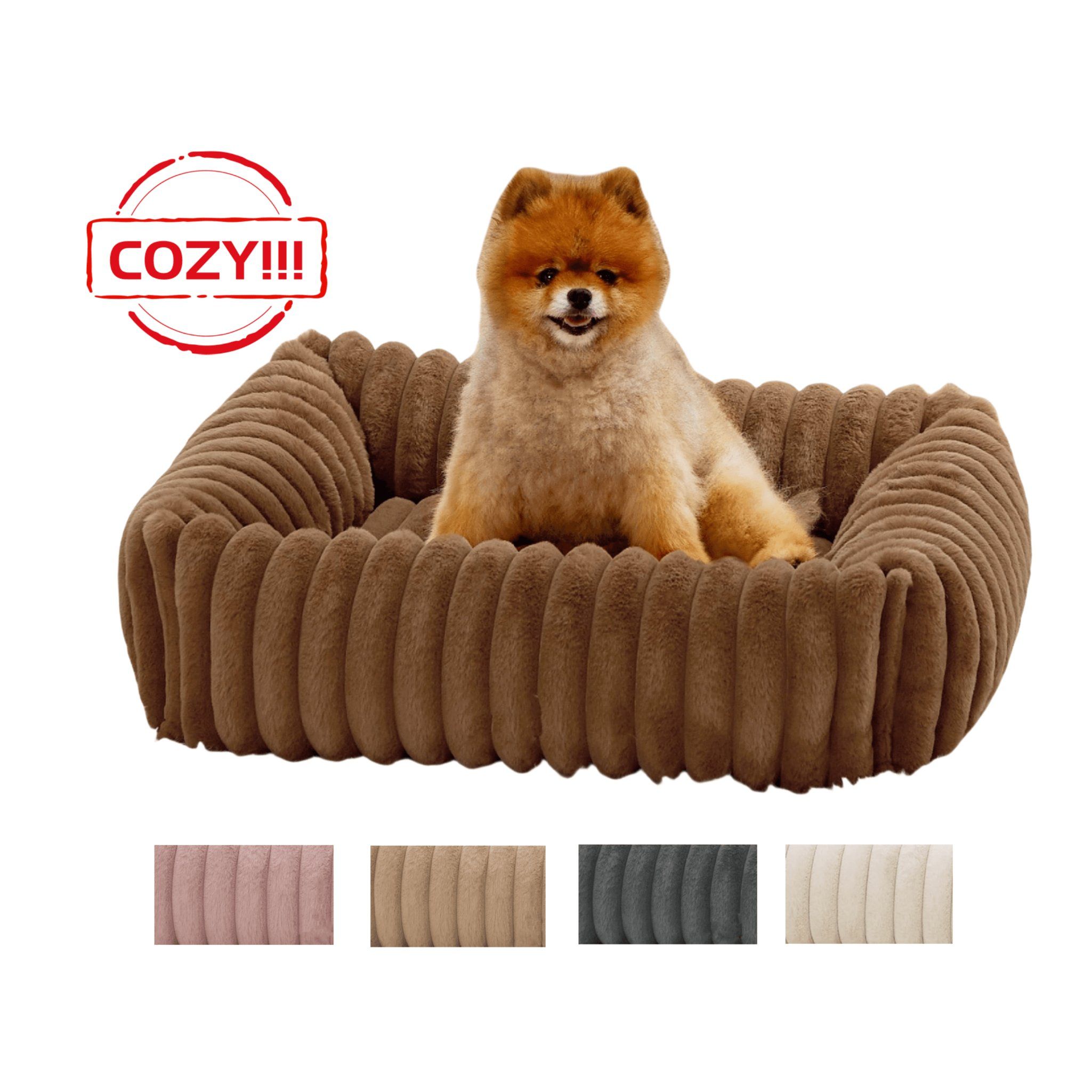 Removable and Washable Rectangular Pet Bed