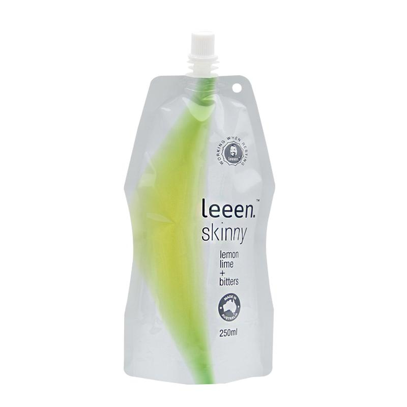 Custom Printed Waterproof Stand up Juice Beverage Spout Pouch