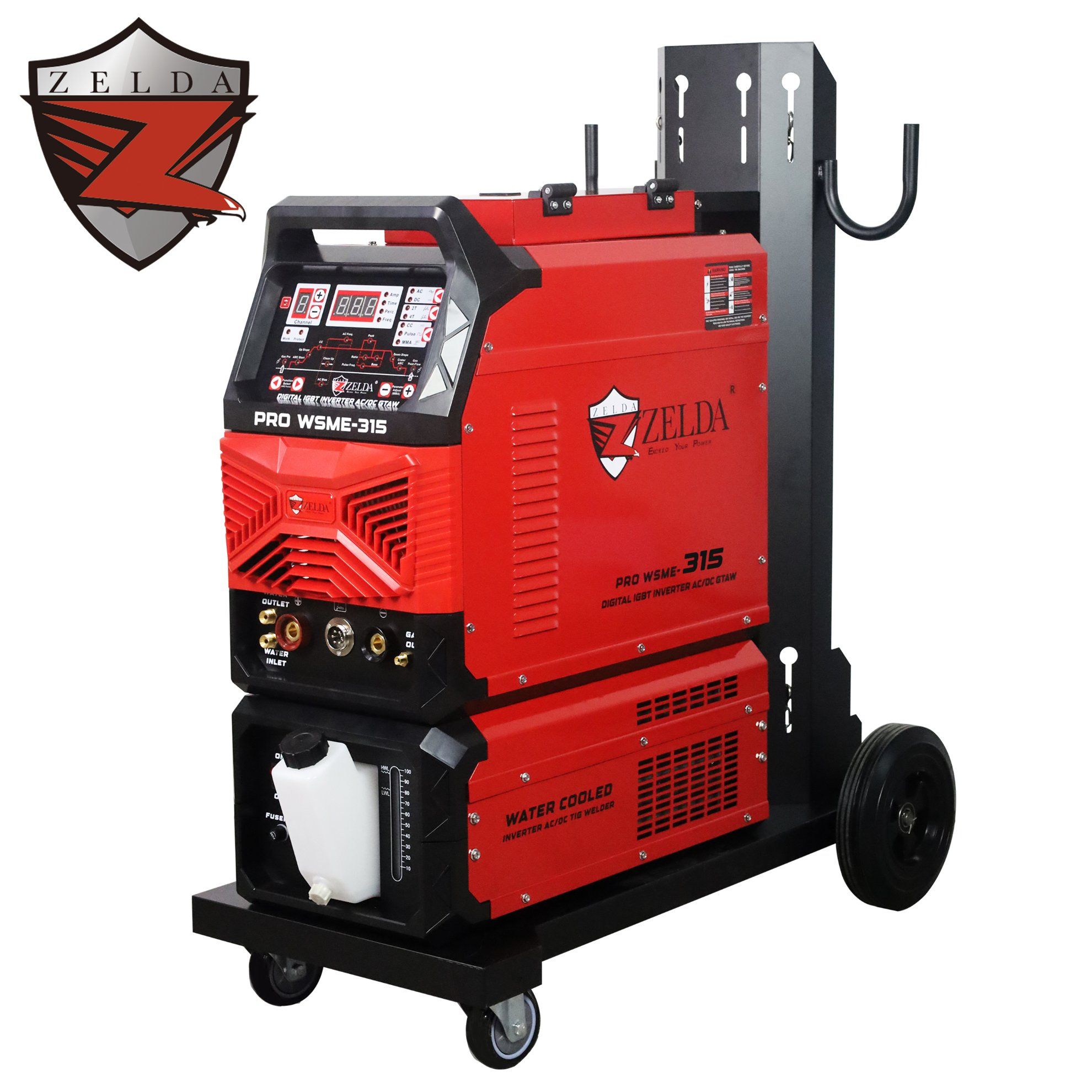 Wsme-315 TIG AC/DC IGBT Inverter Aluminum Welding Machine with Water Cooler